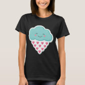 Liebe Dusche: Happy Rain Cloud T - Shirt Design (Vorderseite)