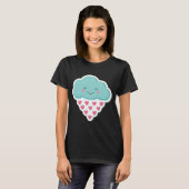 Liebe Dusche: Happy Rain Cloud T - Shirt Design (Vorne ganz)