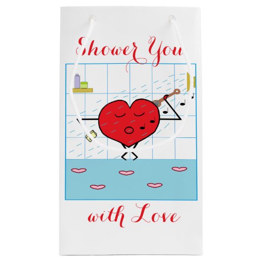 Liebe Dusche: Kleine Geschenktüte (Rückseite)