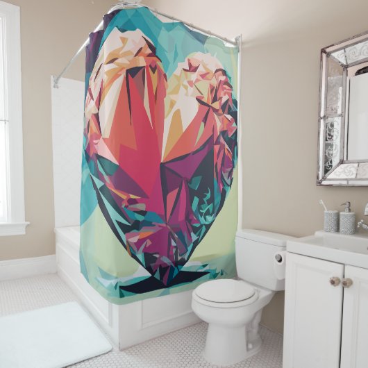 Liebe Duschvorhang (Beispiel)