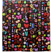 Liebe Duschvorhang (Vorderseite)