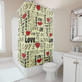 Liebe Duschvorhang (Beispiel)