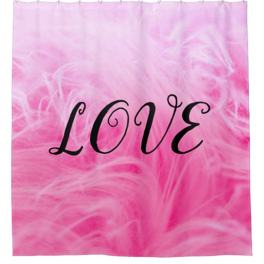 Liebe Duschvorhang (Vorderseite)