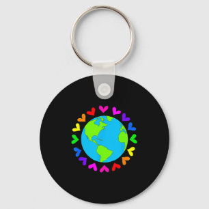 Liebe Earth Day 2022 Umweltaktivist Planet Ea Schlüsselanhänger