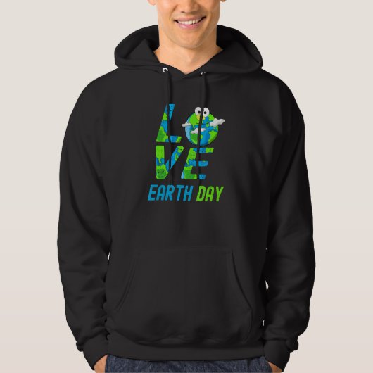 Liebe Earth Day Hoodie (Vorderseite)