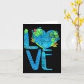 Liebe Earth Day Karte (Gelbe Blume)