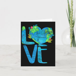 Liebe Earth Day Karte