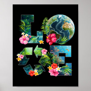Liebe Earth Day Recycelnd Happy Earth Day Teacher Poster