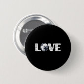 Liebe Earth Planet Environmentalist Earth Da Button (Vorne & Hinten)
