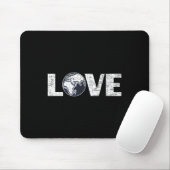 Liebe Earth Planet Environmentalist Earth Da Mousepad (Mit Mouse)