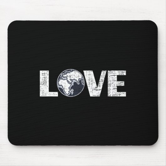 Liebe Earth Planet Environmentalist Earth Da Mousepad (Vorne)