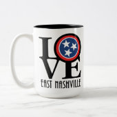 LIEBE East Nashville 15oz Zweifarbige Tasse (Links)