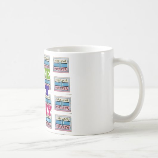 Liebe Eat Play Hakuna Matata Kunstdruckerei Kaffeetasse (Rechts)