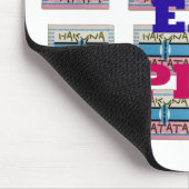 Liebe Eat Play Hakuna Matata Kunstdruckerei Mousepad (Ecke)