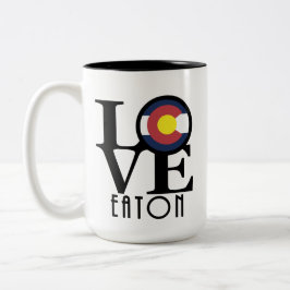 LIEBE Eaton Colorado Zweifarbige Tasse