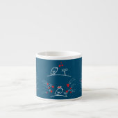 LIEBE ECHO - Comic Birds - Tweetlercools 2 Espressotasse (Vorderseite)