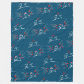 LIEBE ECHO - Comic Birds - Tweetlercools 2 Fleecedecke (Vorderseite)