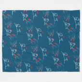 LIEBE ECHO - Comic Birds - Tweetlercools 2 Fleecedecke (Vorderseite (Horizontal))