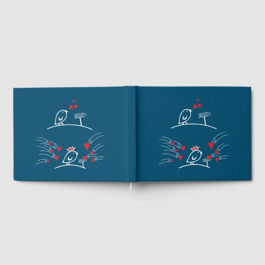 LIEBE ECHO - Comic Birds - Tweetlercools 2 Gästebuch (Voll)