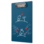 LIEBE ECHO - Comic Birds - Tweetlercools 2 Klemmbrett (Links)