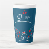 LIEBE ECHO - Comic Birds - Tweetlercools 2 Milchtasse (Vorderseite)