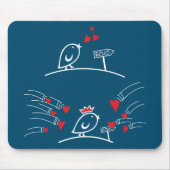 LIEBE ECHO - Comic Birds - Tweetlercools 2 Mousepad (Vorne)