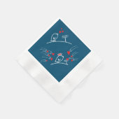 LIEBE ECHO - Comic Birds - Tweetlercools 2 Serviette (Ecke)
