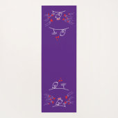 LIEBE ECHO - Comic Birds - Tweetlercools 2 Yogamatte (Rückseite)