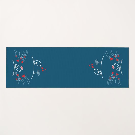 LIEBE ECHO - Comic Birds - Tweetlercools 2 Yogamatte (Vorderseite (Horizontal))