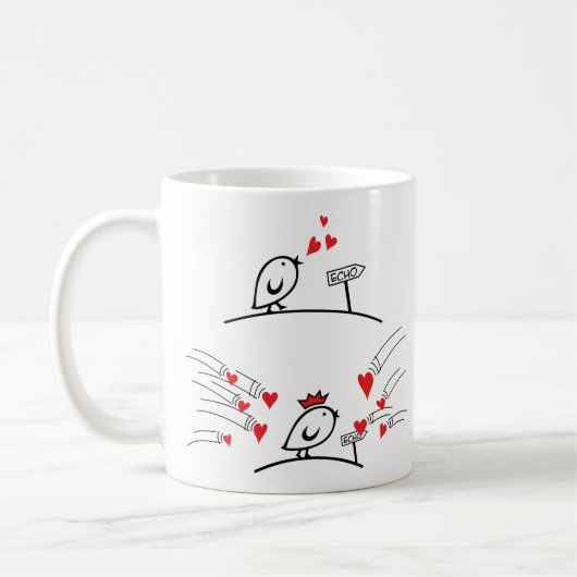 LIEBE ECHO - Comic - Tweetlercools 1 Kaffeetasse (Links)