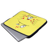 LIEBE ECHO - Comic - Tweetlercools 1 Laptopschutzhülle (Vorne Knopf)