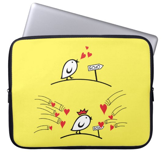 LIEBE ECHO - Comic - Tweetlercools 1 Laptopschutzhülle (Vorderseite)