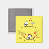 LIEBE ECHO - Comic - Tweetlercools 1 Magnet (Vorderseite/Rückseite)
