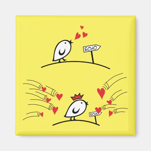 LIEBE ECHO - Comic - Tweetlercools 1 Magnet (Vorne)
