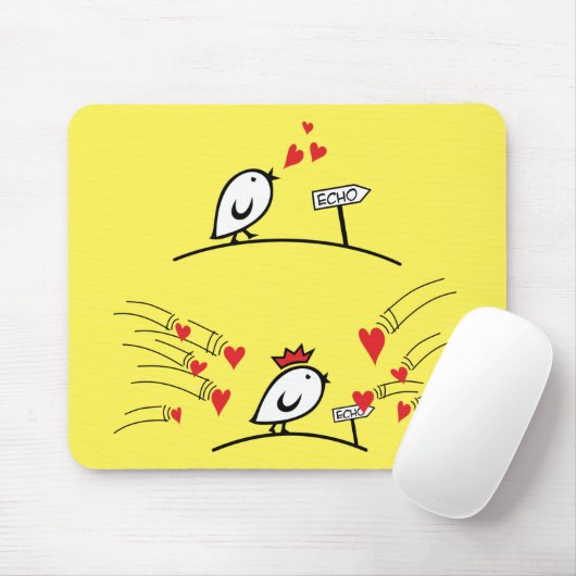 LIEBE ECHO - Comic - Tweetlercools 1 Mousepad (Mit Mouse)