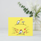 LIEBE ECHO - Comic - Tweetlercools 1 Postkarte (Stehend Vorderseite)