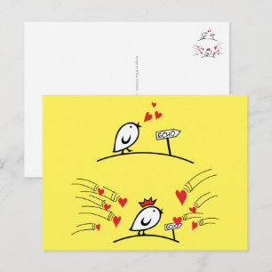 LIEBE ECHO - Comic - Tweetlercools 1 Postkarte