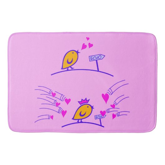 LIEBE ECHO - Comic - Tweetlercools 3 Badematte (Vorderseite)