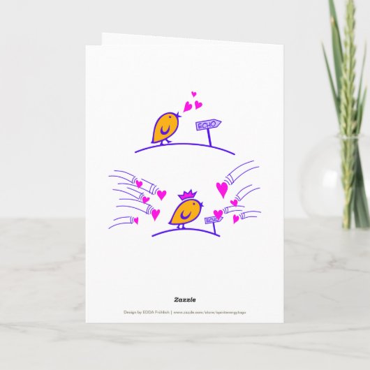 LIEBE ECHO - Comic - Tweetlercools 3 Karte (Rückseite)