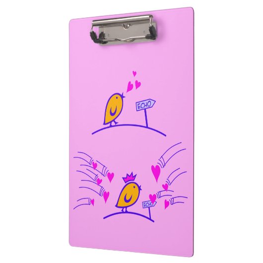 LIEBE ECHO - Comic - Tweetlercools 3 Klemmbrett (Links)