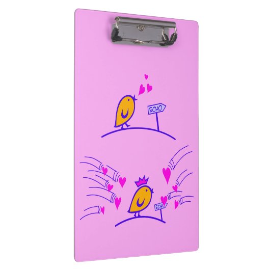 LIEBE ECHO - Comic - Tweetlercools 3 Klemmbrett (Rechts)