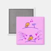 LIEBE ECHO - Comic - Tweetlercools 3 Magnet (Vorderseite/Rückseite)