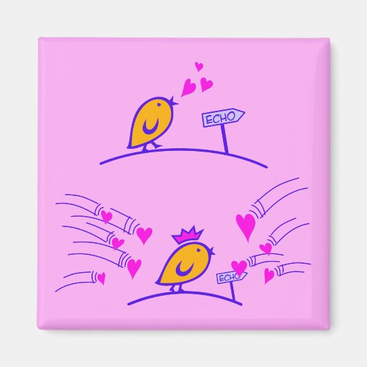 LIEBE ECHO - Comic - Tweetlercools 3 Magnet (Vorne)