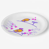 LIEBE ECHO - Comic - Tweetlercools 3 Pappteller (Schrägansicht)