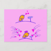 LIEBE ECHO - Comic - Tweetlercools 3 Postkarte (Vorderseite)