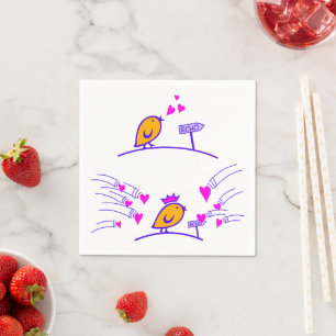 LIEBE ECHO - Comic - Tweetlercools 3 Serviette