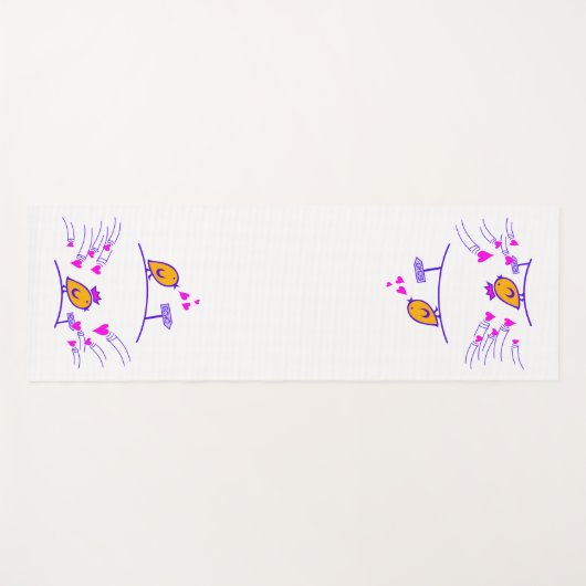 LIEBE ECHO - Comic - Tweetlercools 3 Yogamatte (Vorderseite (Horizontal))