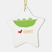 Liebe Edamame Keramik Ornament (Links)