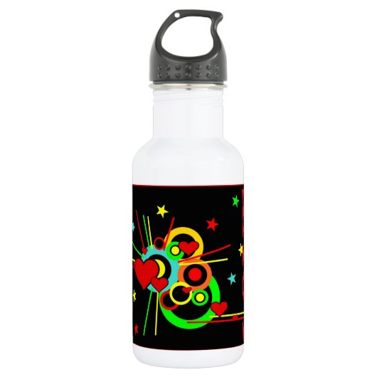 Liebe Edelstahlflasche (Vorderseite)