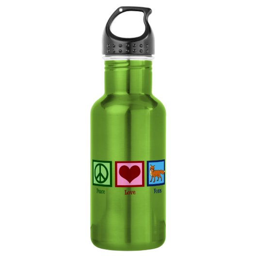 Liebe Edelstahlflasche (Vorderseite)